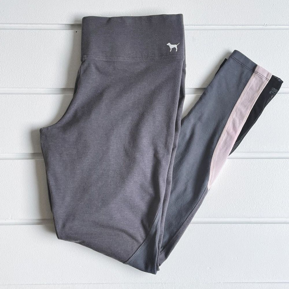 PINK Victoria’s Secret Mesh Panel Yoga Leggings Size Large
